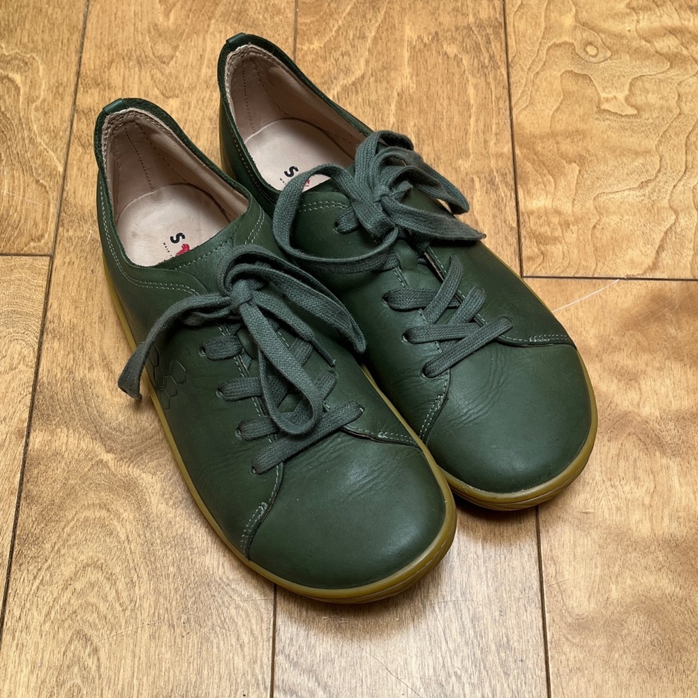 Women’s Addis Soul Green Leather Shoes